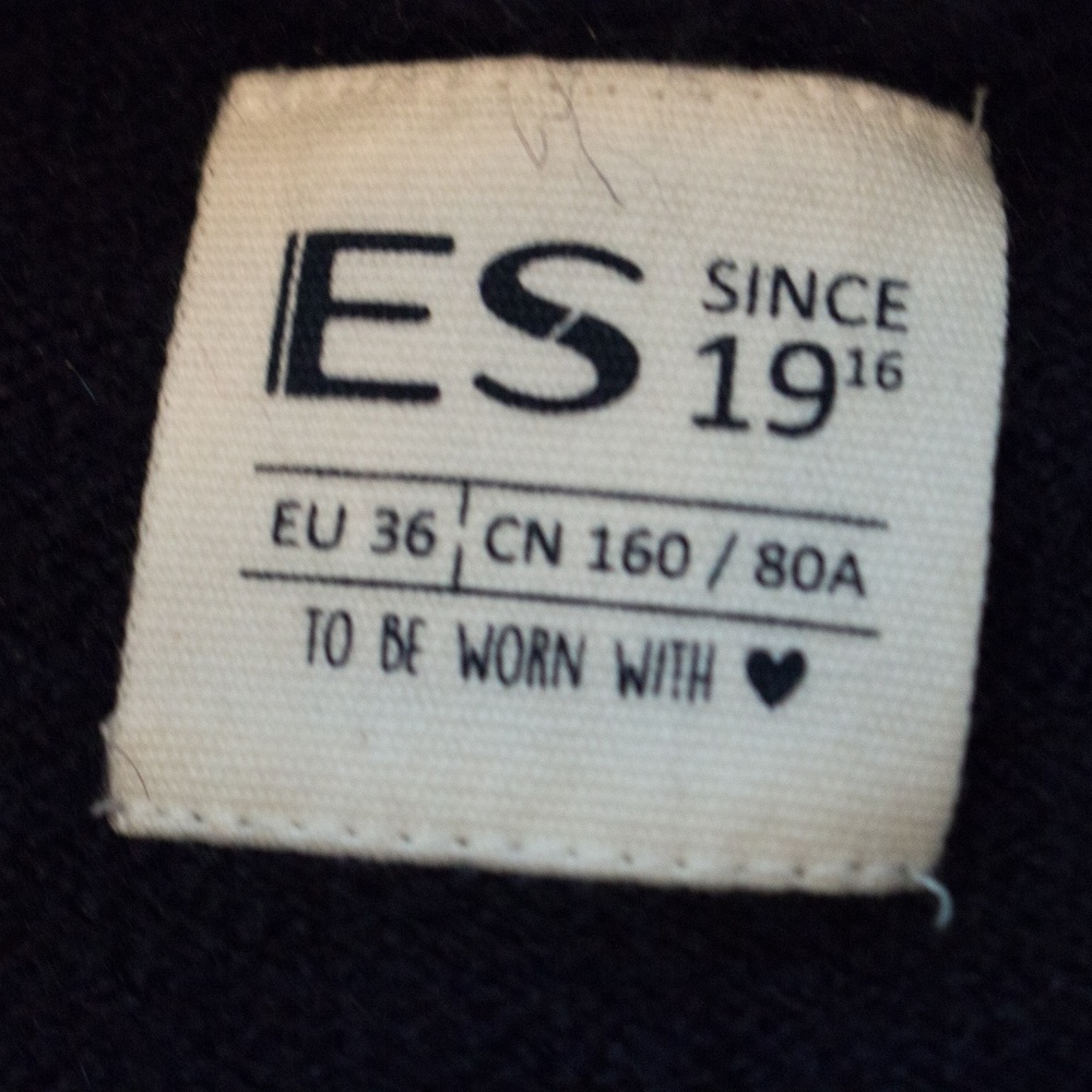 ES Style | Navy Textured Eyeball Fuzzy Sweater - Picture 3 of 5